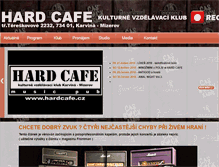 Tablet Screenshot of hardcafe.cz